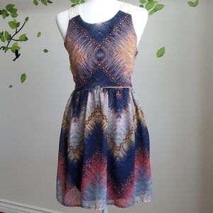 City Studio Multi Color Dress Junior Size 3